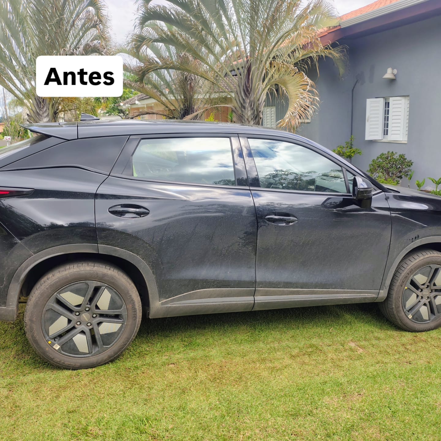 Veiculo antes do atendimento da LG Wash